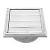 Решетка воздуховода из нержавеющей стали, квадратная вытяжка для выхода воздуха, вентиляционная крышка