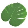12Pcs Monstera Leaf Table Flag Cutlery Mat Coaster Family Wall Decoration Fake Flower