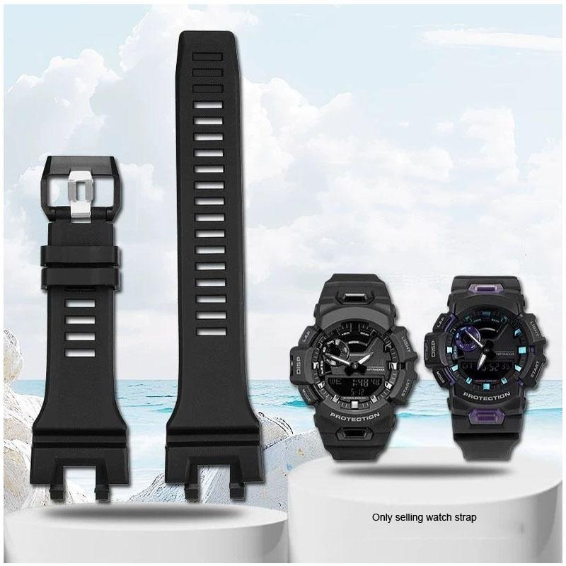 Для Casio GBA-900 Мужской ремешок Спортивный водонепроницаемый браслет Смоляной сменный ремешок для часов Со звеньями Аксессуары для часов GBA 900