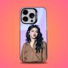 Чехол для телефона Peraya M-Malisorn F-Faye для iPhone 11,12,13,14,15,16,17,Pro,Max,Plus,E,Air,Mini, IMD, Матовый черный