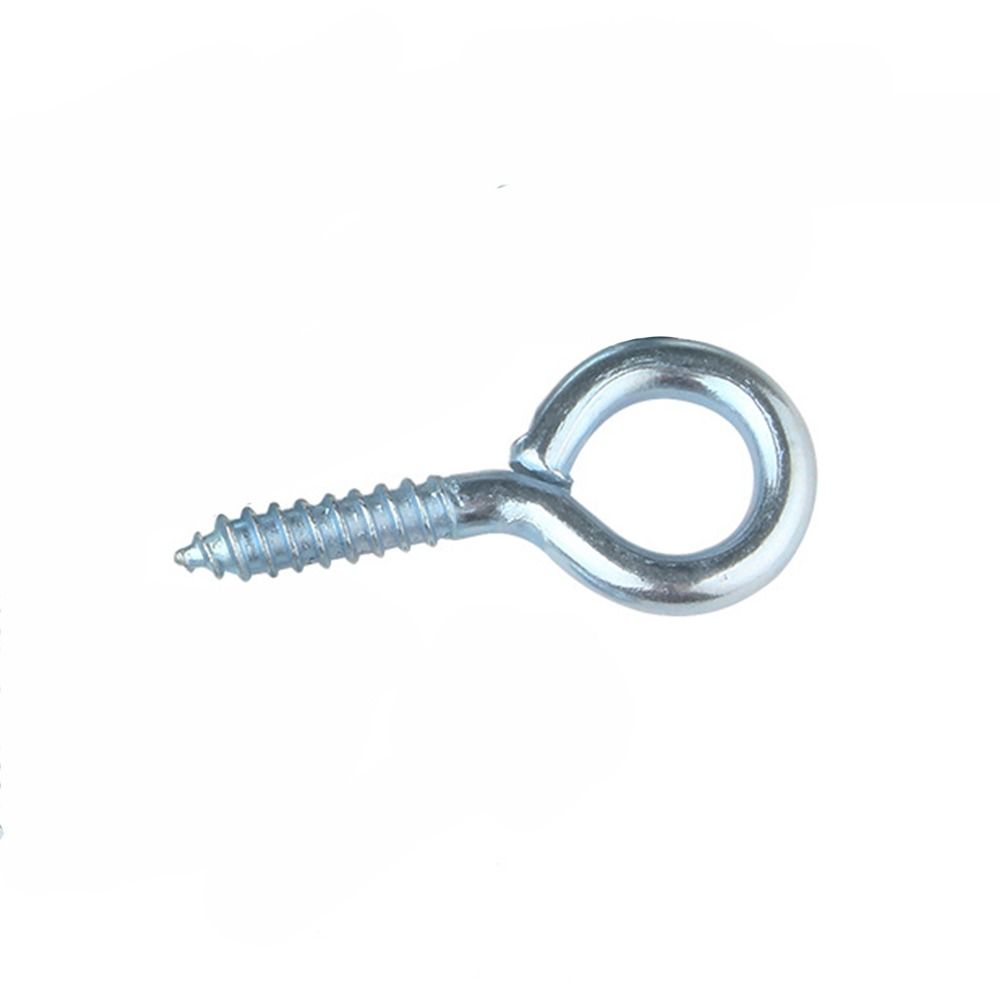 30Pcs Self-tapping Eyepins Hooks 1.38" Eye Bolt Hooks Practical Screw Eye Hooks Wood