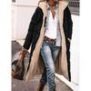 Women's Winter Hooded Quilted Jacket Fashion Casual Long Sleeve Warm Coat For Womem New Solid Color Long Outerwear Lady Outfit