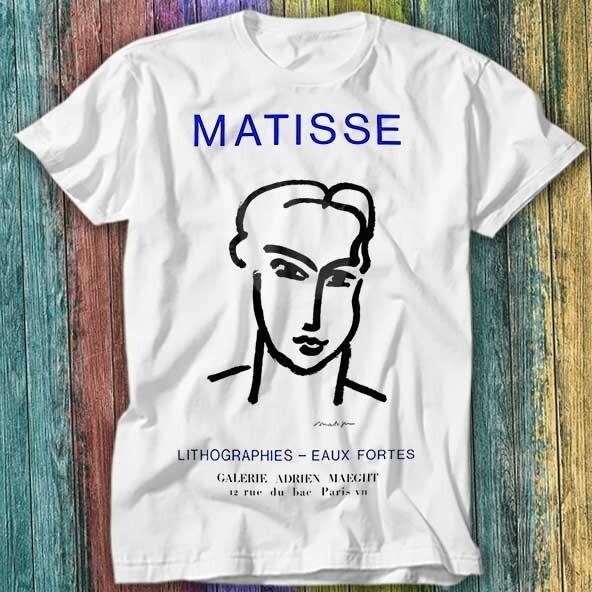 Henri Matisse Exhibition Poster Advertising Galerie Maeght T Shirt Top Tee 232 Unisex T-Shirt