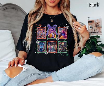 Kpop Рождественская футболка Охотники на демонов Comfort Colors Унисекс Футболка Праздничная одежда Праздничная одежда Подарок для фаната Истребителя демонов