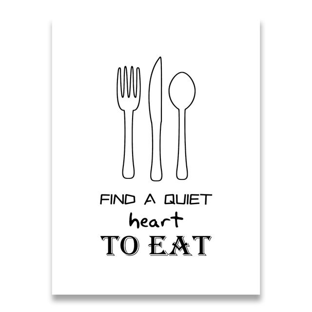 Скандинавское настенное искусство, печать на холсте, черно-белая мультяшная живопись, популярная посуда, изображение постера в стиле минимализм