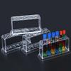 Clear Test Tube Holder Plastic Test Tube Stand Durable Burette Shelf