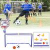 Soccer Goal Pool with Basketball Hoop Set for Kids 2 In 1 Outdoor Sports Basketball Stand Soccer Goal