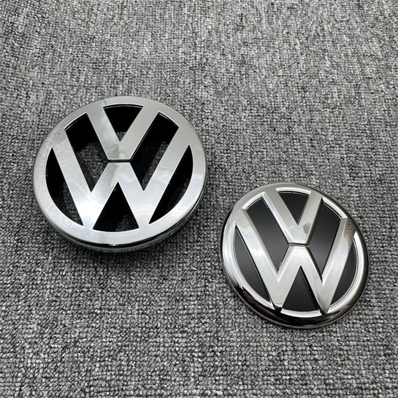 For VW Volkswagen Jetta MK5 Golf ABS Replacement 127mm 110mm Car Front Grille Badge Rear Trunk Boot Emblem Lid For volkswagen Go CWV1