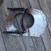Renaissance Armor Gorget Neck Plate - 18 Gauge Steel Hand Forged Functional Replica Adjustable Costume Reenactment Armor
