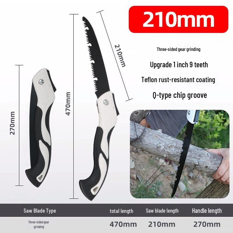 Многофункциональная складная ручная пила для быстрой валки и обрезки деревьев