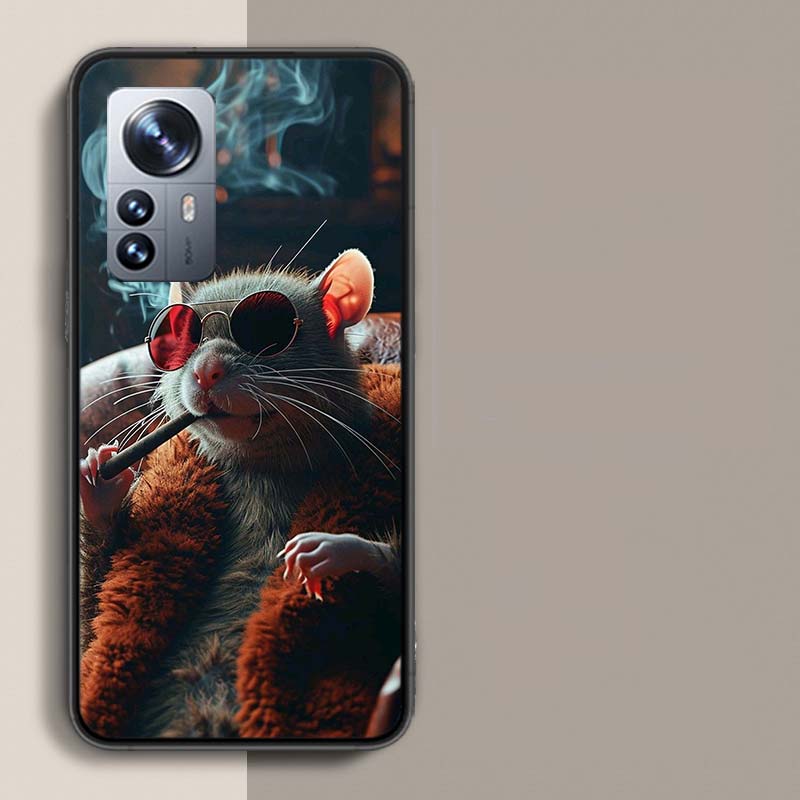 Милый чехол для телефона с хомяком для Redmi Note 13 Pro Plus 14 Pro+ 12S 12 11S 11T 11E 11 10S 10 9S 9 Xiaomi Capa TPU