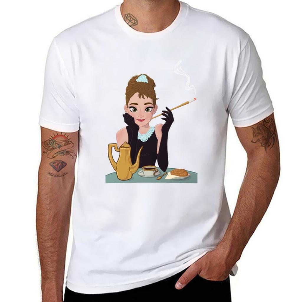 Audrey Hepburn Bo Tshirt Basic Regular Fit Casual Tshirt