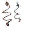 Braided Parrot Toy Wicker Rope Hanging Bird Perch Toy Cockatiel