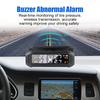 Цифровой TPMS с вращающимся дисплеем Система мониторинга давления в шинах автомобиля Сигнализация Тестер давления и температуры в шинах 4 датчика TPMS Солнечный TPMS