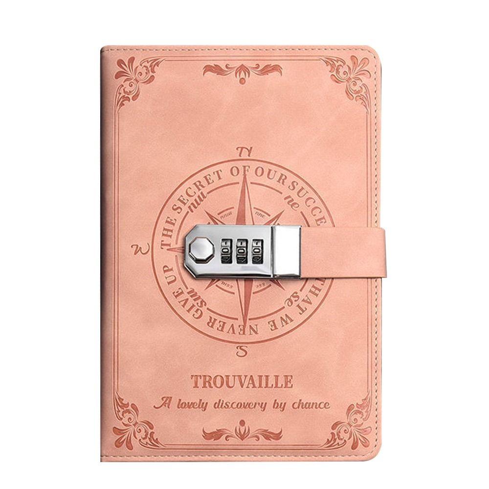 PU Leather Notepad 200-Page School Office Supplies Creative Diary Notebook
