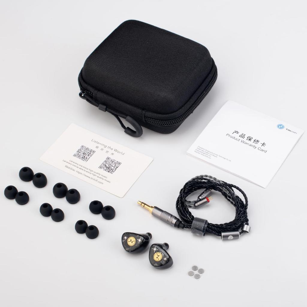 TINHIFI C3 MKII Внутриканальные наушники HIFI, Проводные игровые наушники, Совместимость с разъемом 0,78 мм на 2-контактный, Внутриканальные наушники для игр, FPS, Низкая задержка, Звукоизоляция,