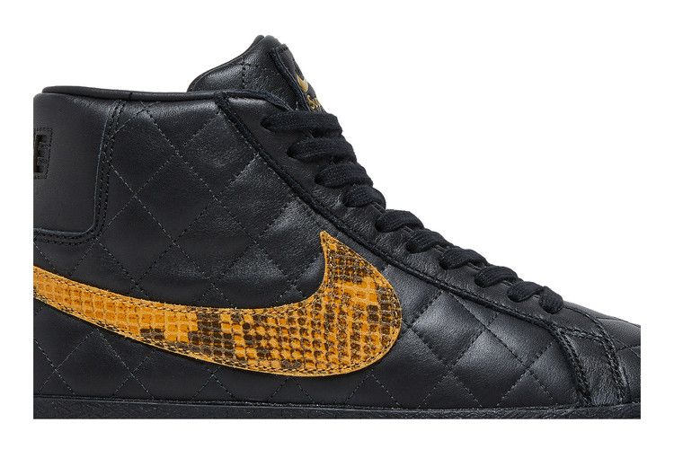 Men's Sneakers Nike SB Blazer Mid QS Supreme Black Black/Black