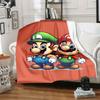 1 шт. Super Mario Bros. Плюшевое одеяло - Мягкое и уютное для всех сезонов, Отличный подарок!B06035m