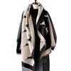 Winter Thick Warm Scarf for Women Cashmere Shawls Wrap Luxury Soft Pashmina Neckerchief Bufanda Female Tessel Echarpe Blanket