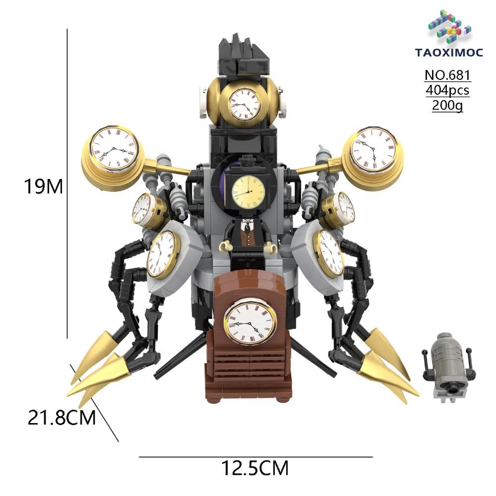 Skibidi Toilet Building Block Horror Game Speakerman Bosses Camara Titan TV Man Cartoon Doll Model Kids Halloween Birthday Gift