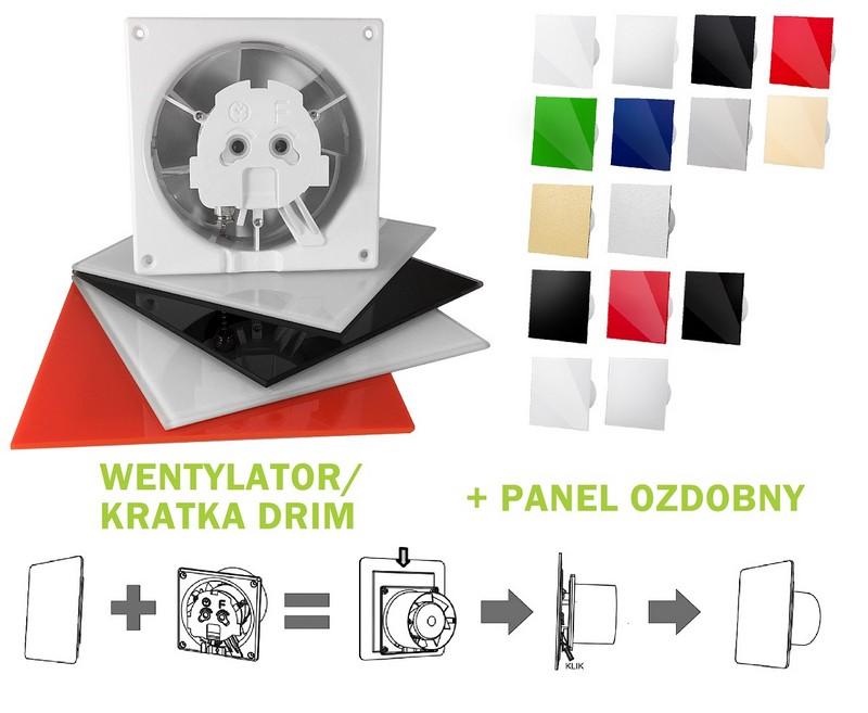 DRIM PLEXI FAN PANEL MATTE BLACK - RX 01-159
