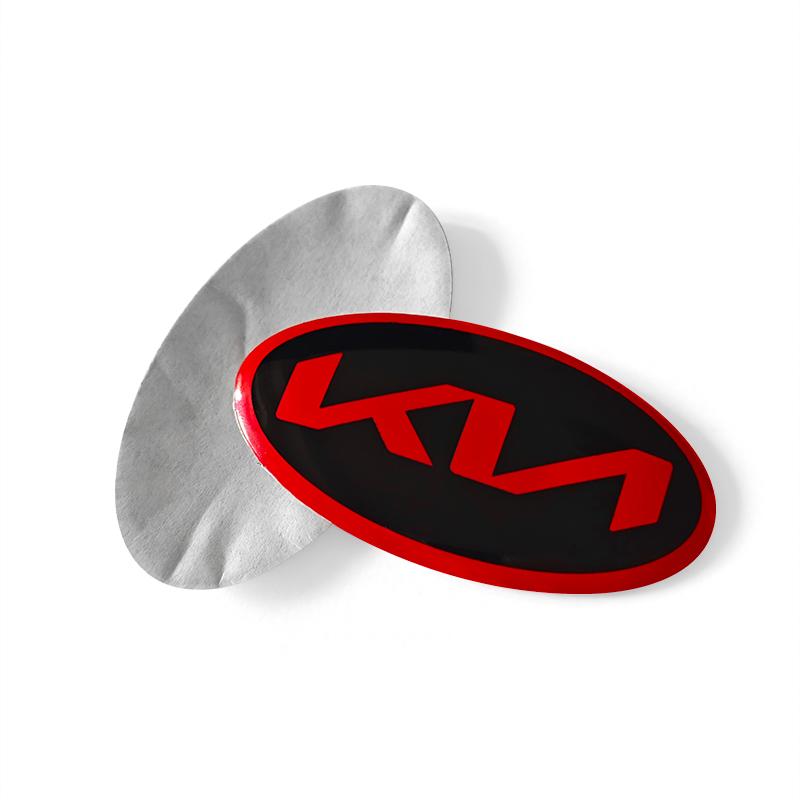 2026 Hot Car Sticker 1pcs ABS Car Styling Steering Wheel Center Emblem Badge Sticker For KIA Ceed Rio Sportage R K2 K3 K4 K5 K6 