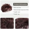 Wig Female Fluffy and Traceless Cover White Light Thin Short Curly Hair Invisible Hair Replacement Block