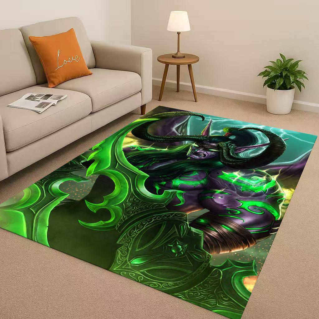 3D WOW World of Warcraft Игра Охотник на демонов Артас Гостиная Нескользящий Ковер для Спальни Игровой Комнаты Дивана, Домашний Коврик