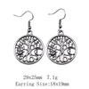 Graduation Kawaii Earrings Plant Tree Of Life Drop & Dangle Earring Art Supplies Long Earrings For Women