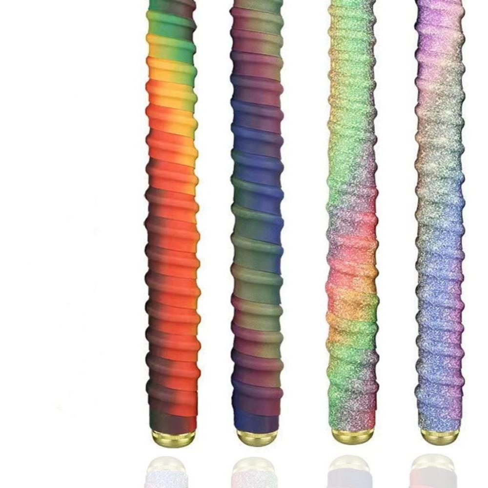 1.5M Gradient Colorful Fishing Rod Sweatband Anti-slip Racket Rainbow Handlebar Wrapping Grip Tape Badminton Sweatband Tap