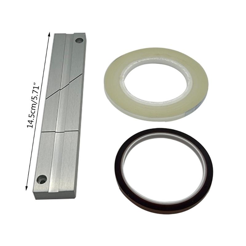 Точный инструмент для склейки ленты 1/4 10 дюймов Набор для склейки ленты для Revoxsonido 1/4 10 дюймов Аксессуары для катушечной магнитофонной ленты