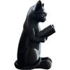 Креативная 3D-печатная фигурка кота-читателя, художественная пластиковая скульптура кота, интеллектуальная настольная статуэтка, декор для книжной полки
