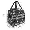 Anthony Edwards Insulated Lunch Bag for Women Office Cooler Thermal Food Box Tote Portable Lunch Boxes Container