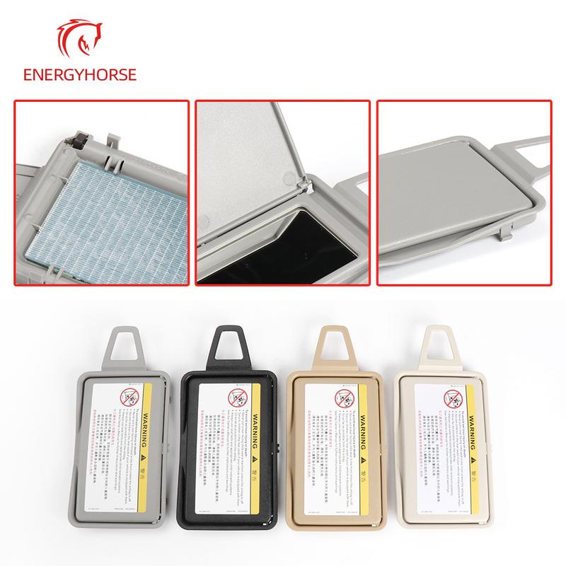 Серый, черный, бежевый, желтый, автомобильный солнцезащитный козырек, косметическое зеркало, левая сторона для Mercedes Benz E-класса W211 2003-2008