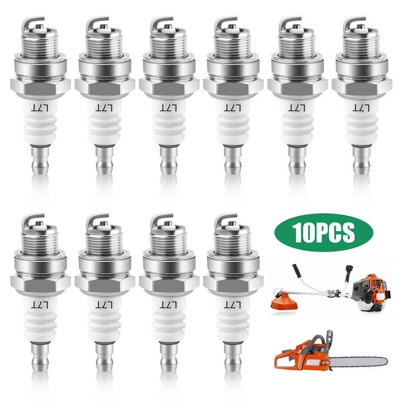 10Pcs L7T Spark Plug For Briggs Stratton Engine Motor Trimmer Lawn Mower Chainsaw Spare Parts