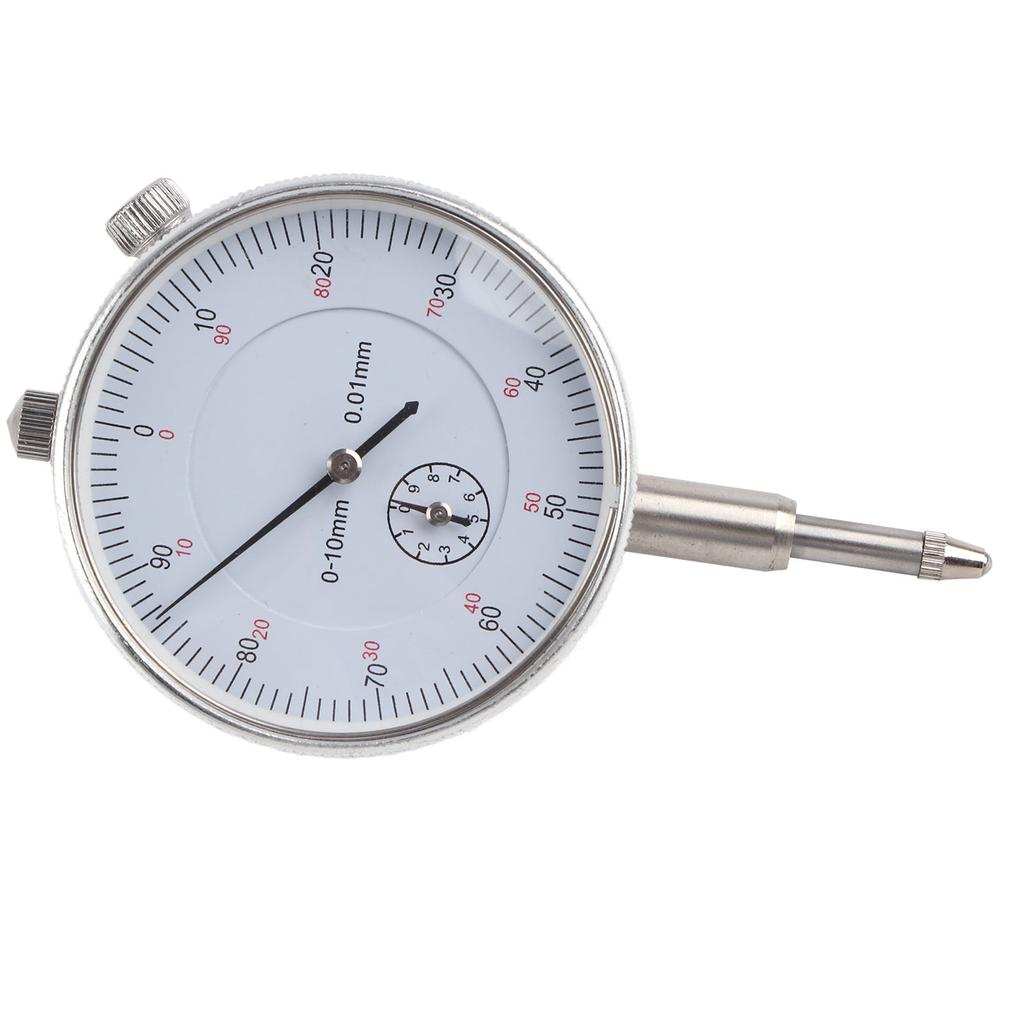 Dial Indicator 0‑10mm Range 0.01mm High Accuracy Aluminum Alloy Industry Manual Tools