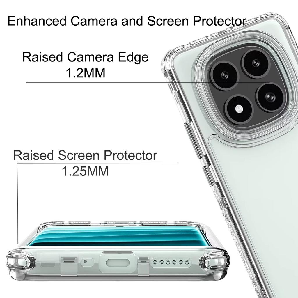 Чехол для телефона ZTE BLADE A55 3 в 1, противоударный, тонкий, прозрачный, защитный чехол для ZTE BLADE A35