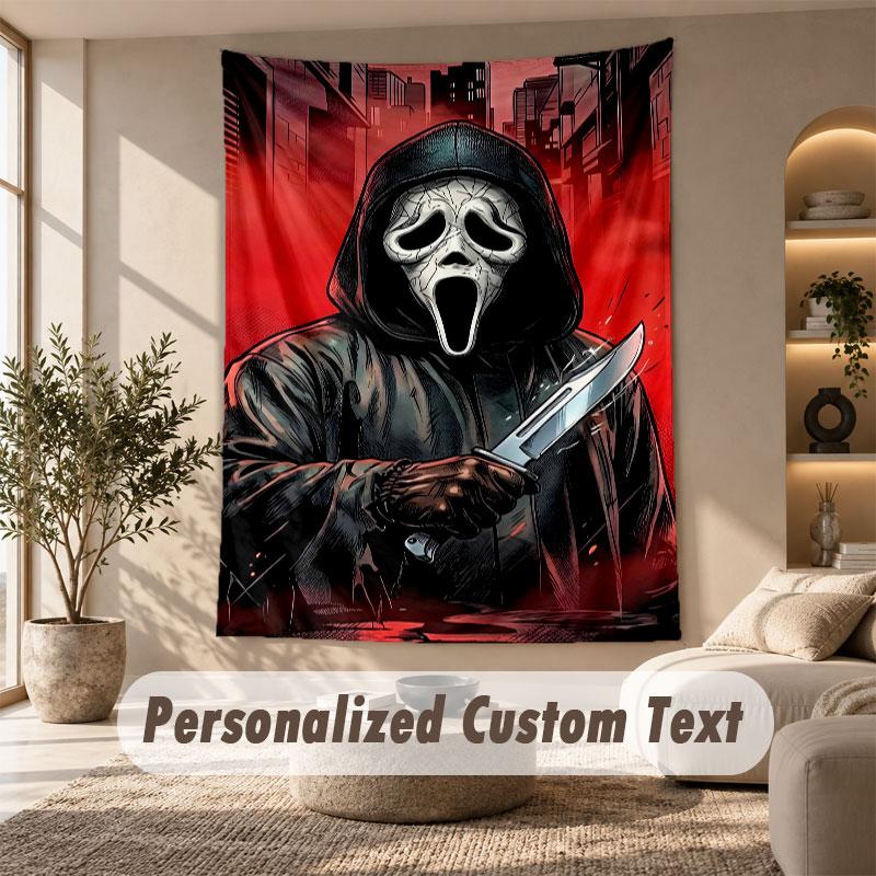 Wall Hanging Tapestry Art Cloth Bedroom Room Background DecorScream Ghostface