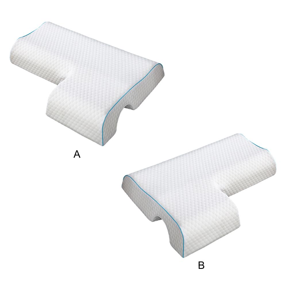 White Neck Support Memory Pillow For Ultimate Pain Relief And Comfort Sleeping Pillow For Couple