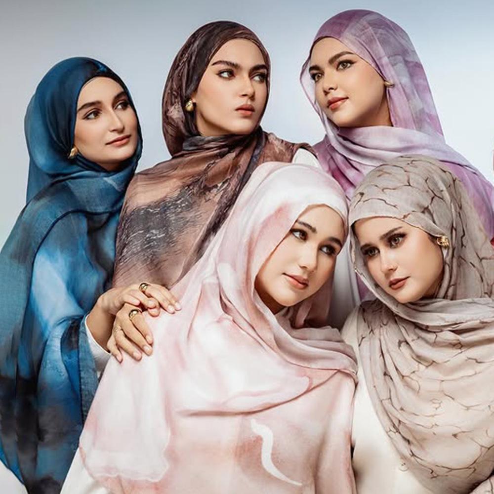 Modal Cotton Shawl, New Printed Wide-brimmed Scarf, Ethnic Headscarf, Women's Scarf.