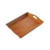 Wooden Rectangular Serving Tray Coffee Table Simple Wood Plate Storage for Cafe Party