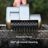 with LED Light Cordless BBQ Grill Brush Rechargeable BBQ Rotating Brush  Barbecue