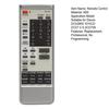 RC-253 Замена пульта дистанционного управления для Denon DCD2800 1015CD DCD7.5 S DCD790 Без программирования Смарт-чипсет Пульт дистанционного управления для проигрывателя компакт-дисков