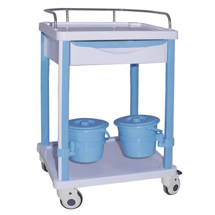 Multifunctional Medical Emergency Crash Cart with Thickened Stainless Steel for Medications