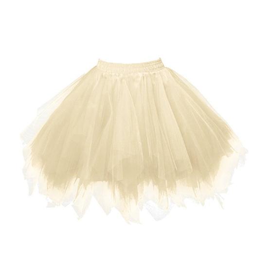 Женская тюлевая юбка с высокой талией, однотонная танцевальная одежда, нижняя юбка, многослойная вечерняя балетная юбка, уличная одежда