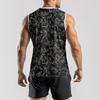Мужская мода принтованный спортивный повседневный жилет без рукавов