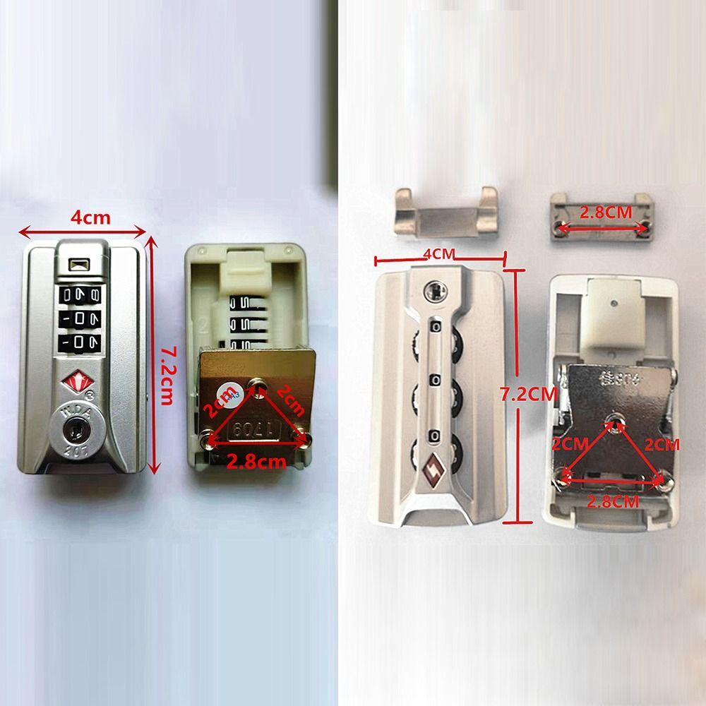 Security Tool 3 Digit Combination Lock Anti theft Cabinet Locker Customs Password Lock  Travel