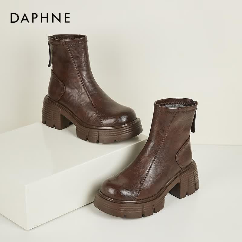Женские челси Daphne на массивном каблуке