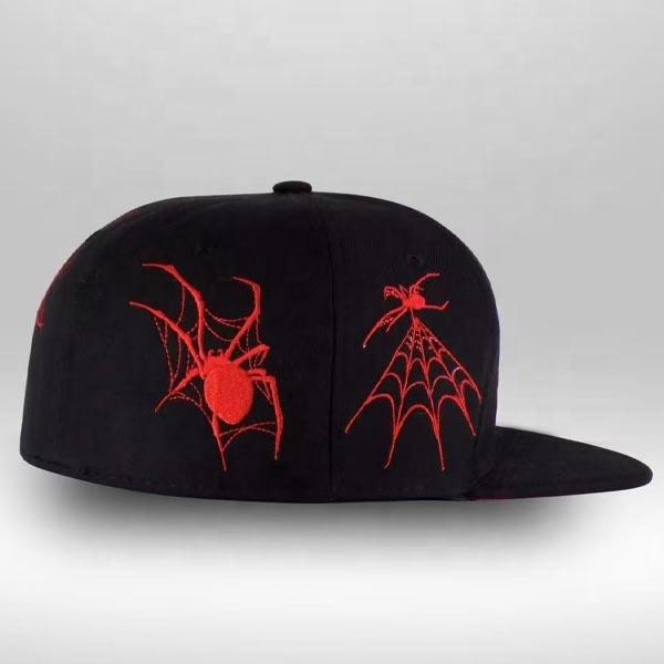 New Brand Quality Flat Bill Blank Men 3D Puff Embroidery Patch Snapback Cap Fitted Custom Baseball Hats for Men