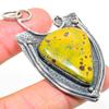 Stichtite Stone Handmade 925 Sterling Silver Jewelry Pendant 2.68" M3o03